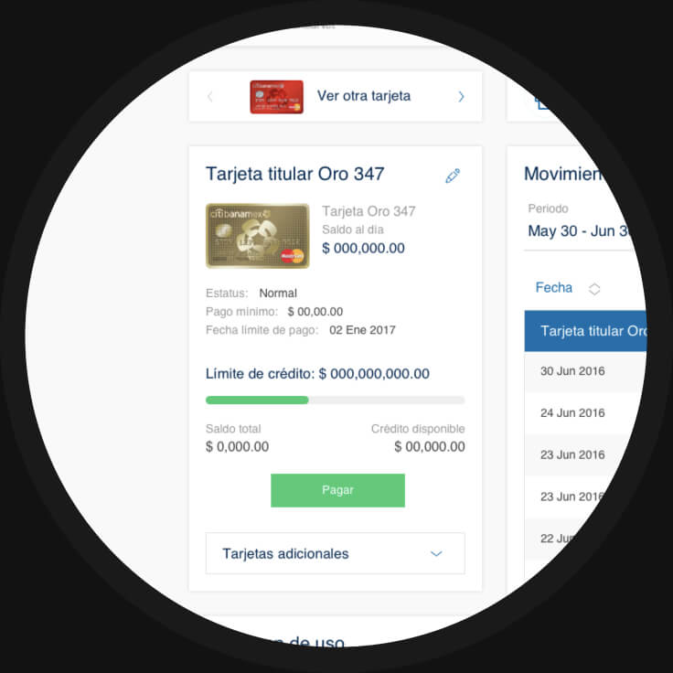 Citi Zoom on Dashboard