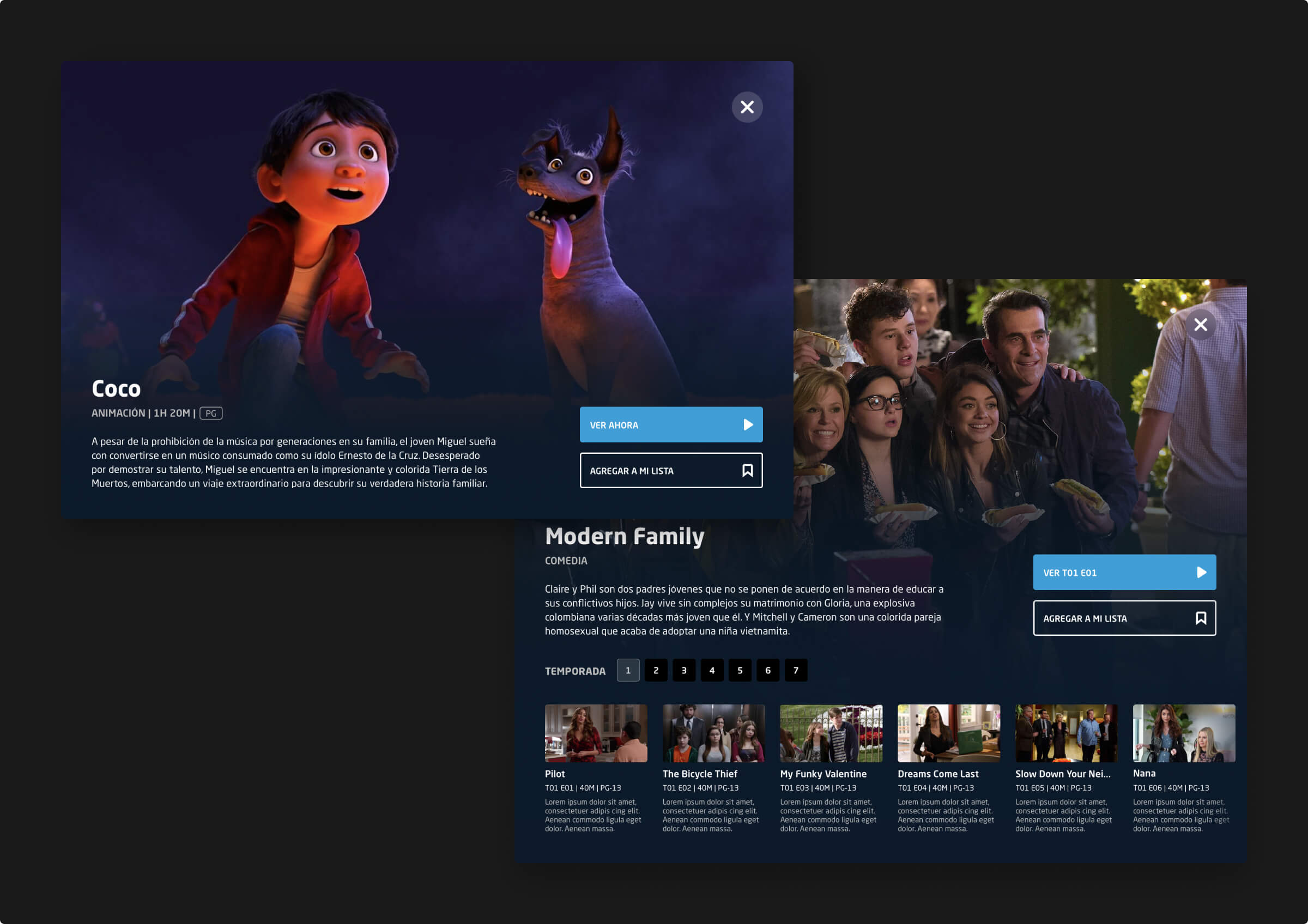 DirecTV Movies and Series